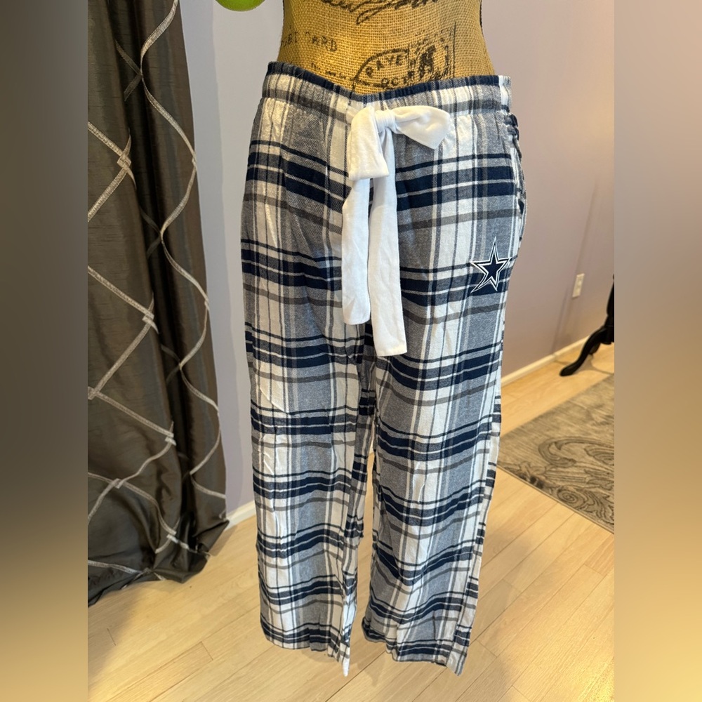NFL Licensed Cowboys Plaid Lounge Pants Size Small
